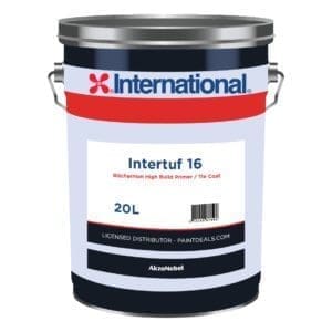 Intertuf 16 (5L & 20L) - 1 comp. - Primer/Finish - Coal Tar replacement - 20L, Black [packaging, color]