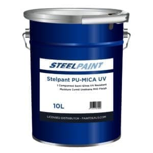 10L verpakking Stelpant PU-MICA UV - Halfglanzende aflak - RAL