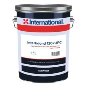 Interbond 1202UPC - Primer/Finish - High Temp Resistant (540°C) - Equipment - 15L, Metallic Grey [packaging, color]