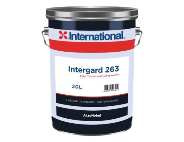 Intergard 263 (20L) - 2 comp. - Tie Coat for Antifouling - 20L, Light Grey [packaging, color]