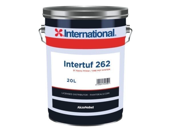 Intertuf 262 (20L) - 2 comp. - Universal Primer/Finish - Anticorrosive - 20L, Black [packaging, color]