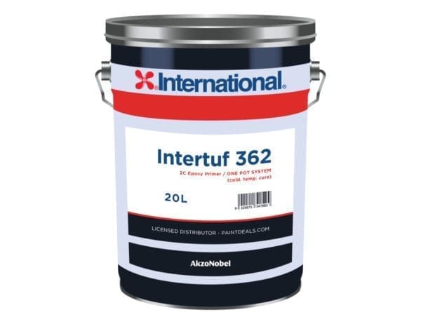 Intertuf 362 (20L) - 2 comp. - Universal Primer/Finish - Anticorrosive - Low Temp. - 20L, Black [packaging, color]