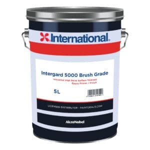 Intergard 5000 Brush Grade (5L) - 2 comp. - Primer/Finish - Damp Surface Tolerant - 5L, Dawn Grey [packaging, color]